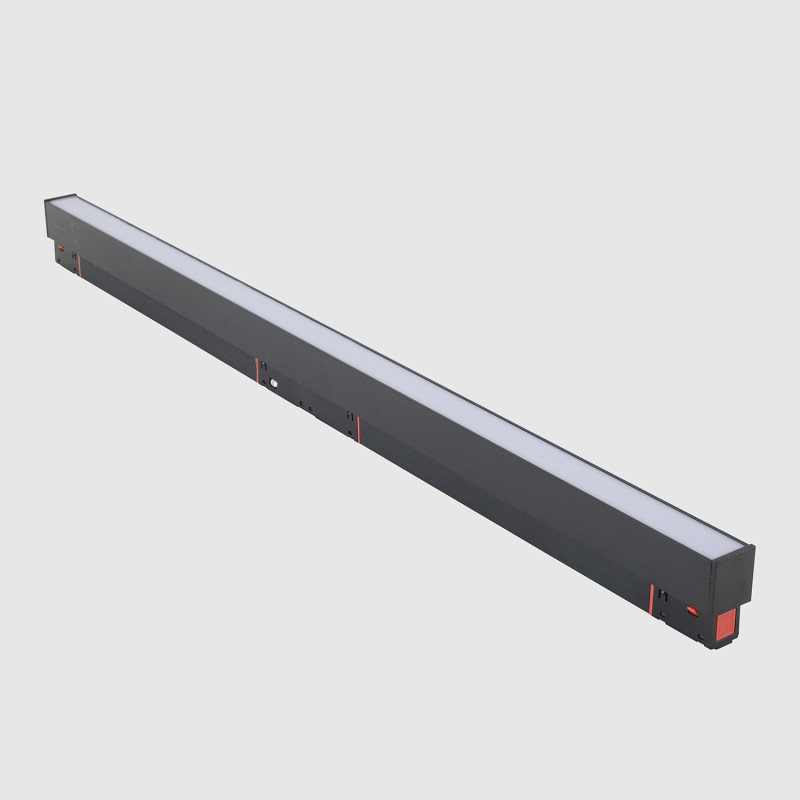 Светильник трековый магнитный 60 см, 24W, 2700-6500K, Crystal Lux CLT 0.33 001 24W BL M TUYA, черный
