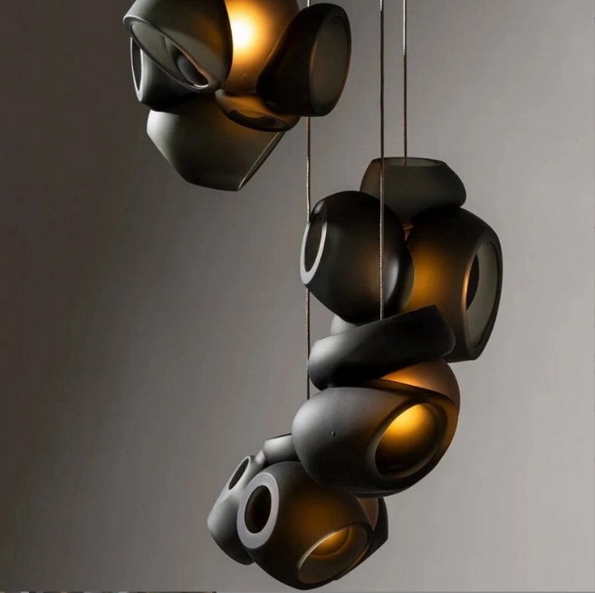 Светильник DZN-13316 ЧЕРНЫЙ  D200/H1500/1/LED/5W/2800K BOCCI