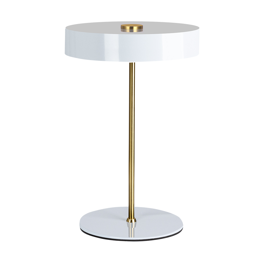 Настольная лампа 38 см, Arte Lamp ELNATH A5038LT-3WH, белый-латунь