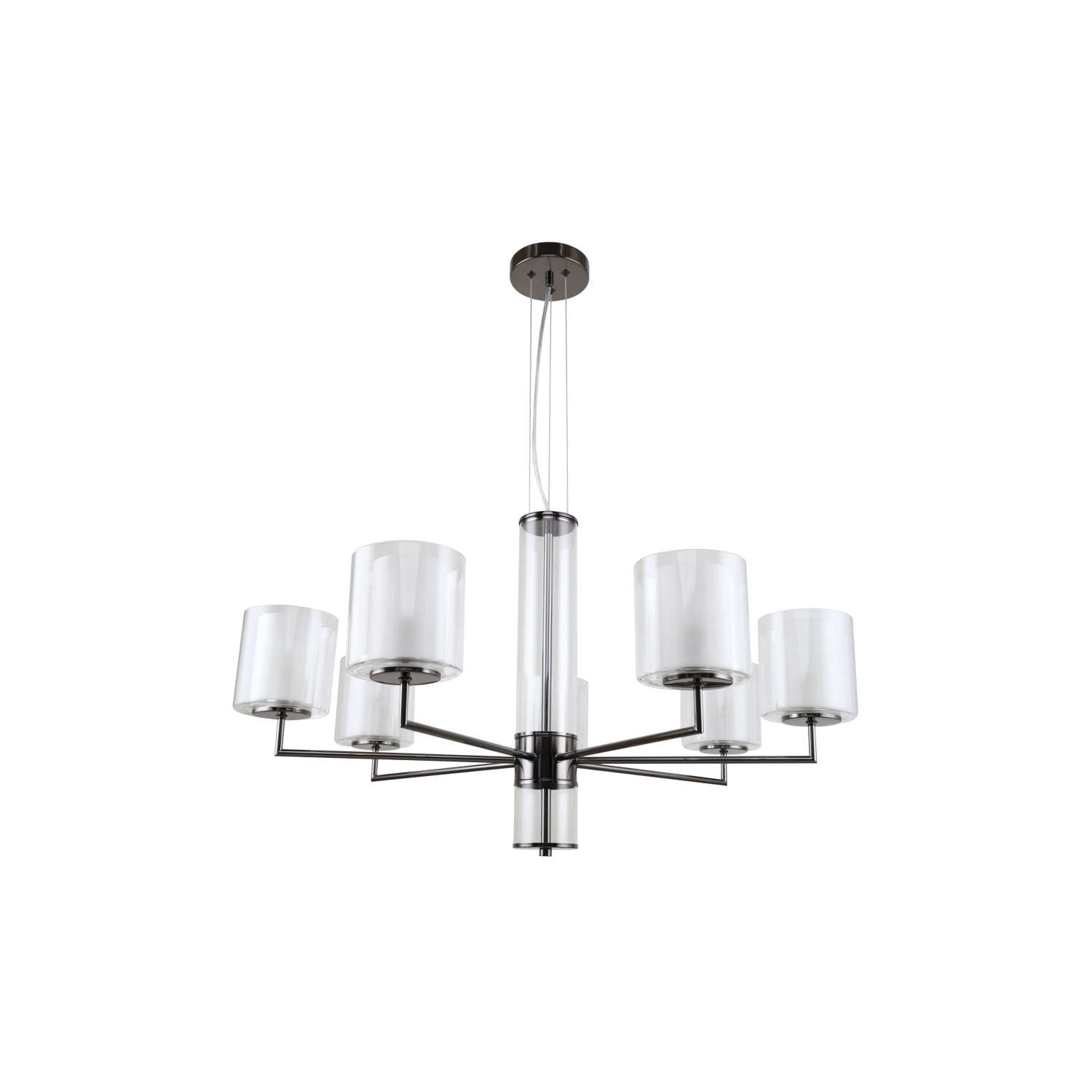 Подвесная люстра F-Promo Proper 4087-7P, D790*H550/1000, жемчужно-черный