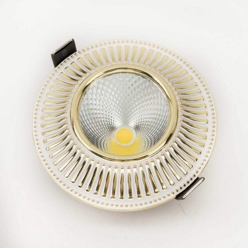 Светильник точечный LED Дзета CLD042W2 Citilux, золото, белый