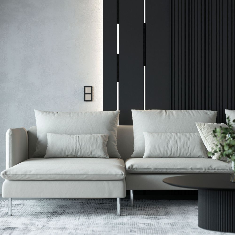 W4512014 Сенсорный выключатель одноклавишный с подсветкой, дымчатый Werkel, 4690389213854