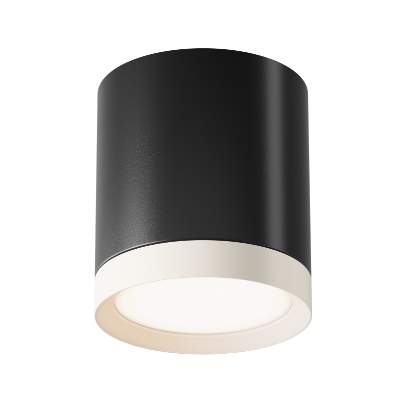 Светильник 9 см, Technical C086CM-GX53-MRD-BW, черный-белый