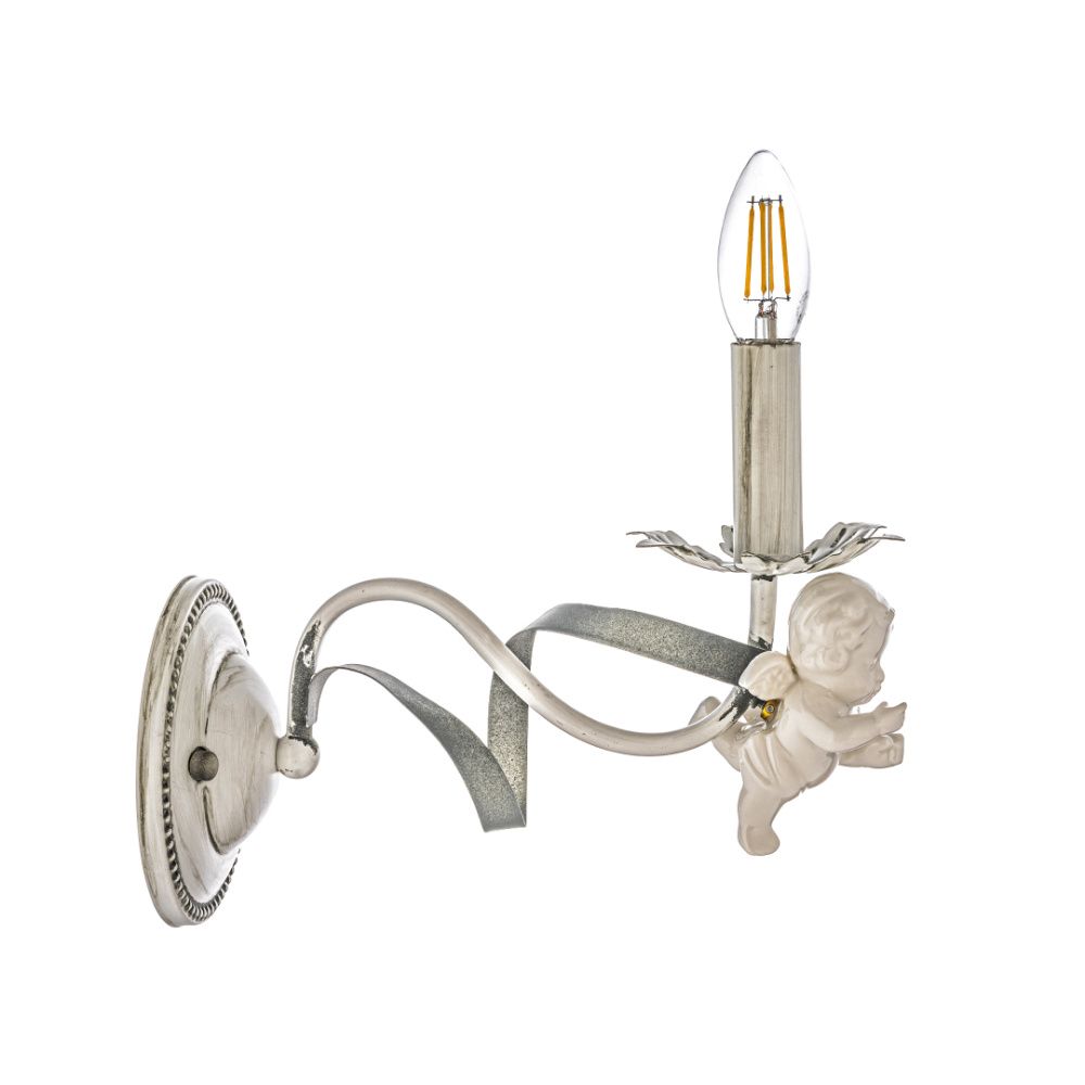 Бра *27*22 см, 1*E14*40W, Arti Lampadari Surano Surano E 2.1.1 S, Серый