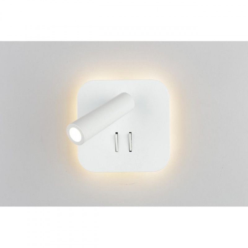 Бра 8*13*13 см 9W, K, Omnilux Omnilux 207 OML-20701-02, белый