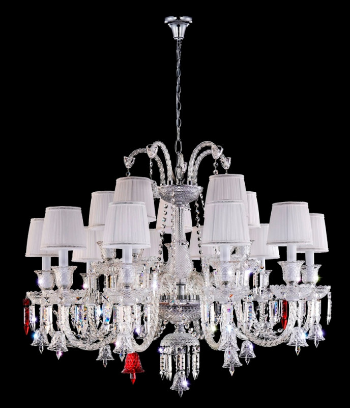 Люстра 90 см, Crystal Lux PRINCESS SP10+5 Хром
