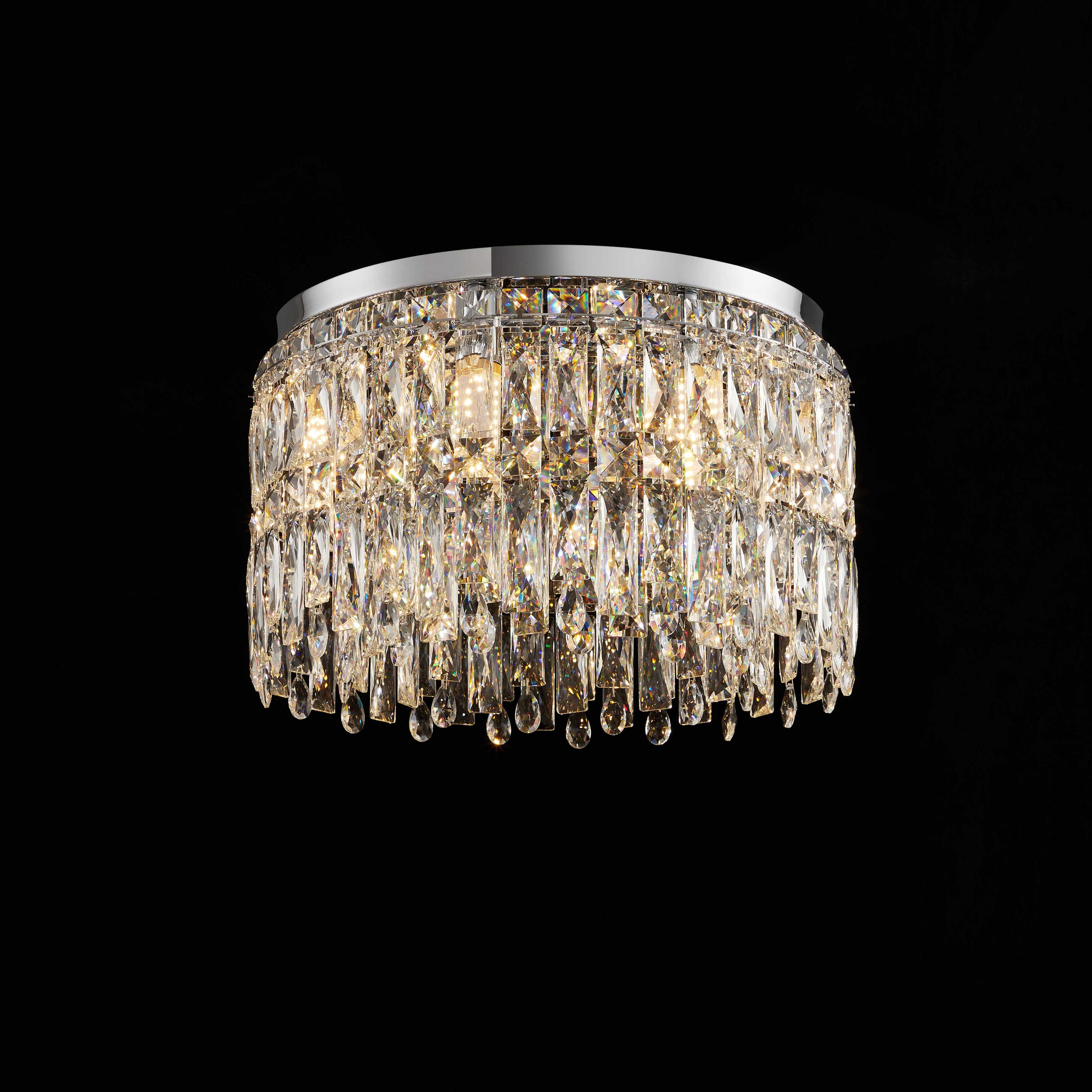 Люстра 600*350, 8*E14, 40W NewRgy Cristallo F50-ф600*H350 H GOLD, H GOLD