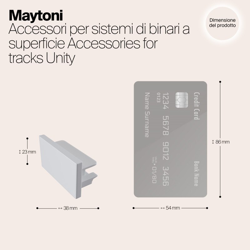 Заглушка Maytoni Track TRA001EC-11W, белый