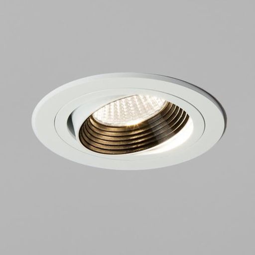 Светодиодный поворотный встраиваемый светильник для ванной комнаты Astro 5750 Aprilia Round, белый