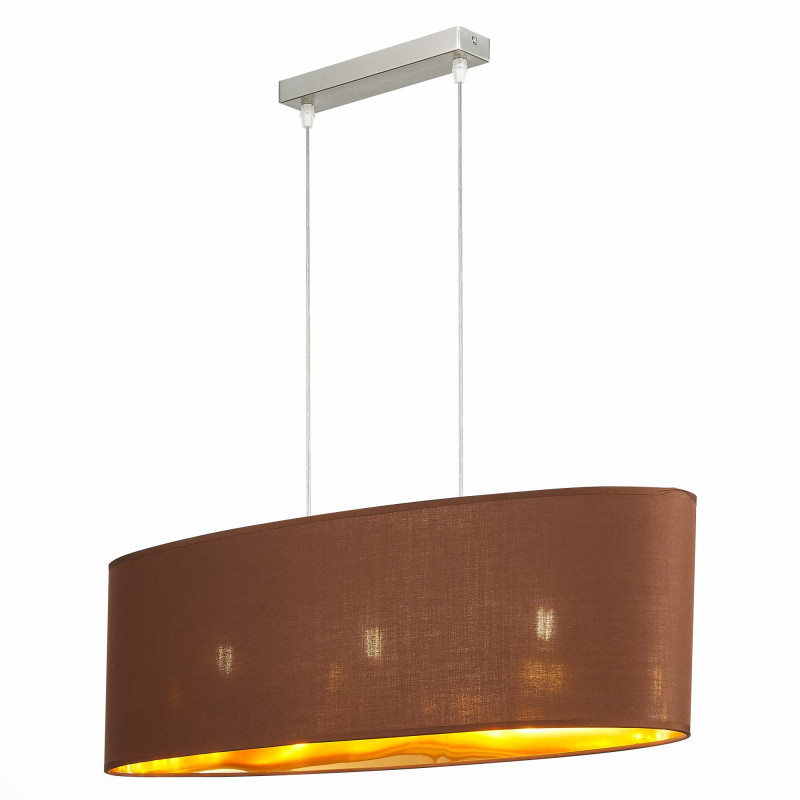 Светильник подвесной 75*22 см, 120W,  EVOLUCE  BRESCIA SLE300583-03  Никель