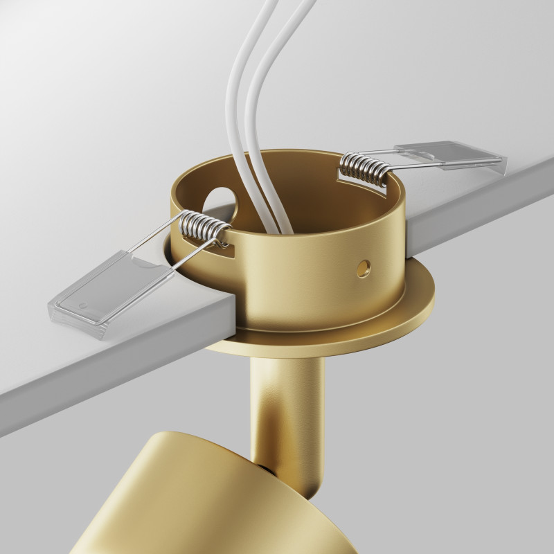 Встраиваемый светильник Maytoni Focus C018CL-01MG, матовое золото