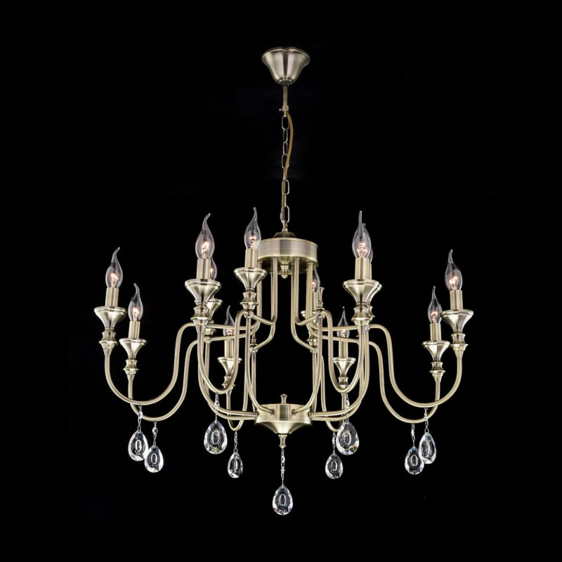 Люстра Citilux CL437223 Рига, диаметр 40 см,  бронза