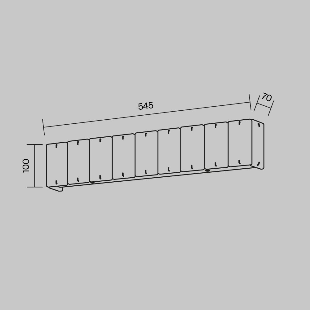 Бра 7*54,5*-10 см, *LED*10W, 3000K, Maytoni Majesty MOD517WL-L10BS3K, Золото