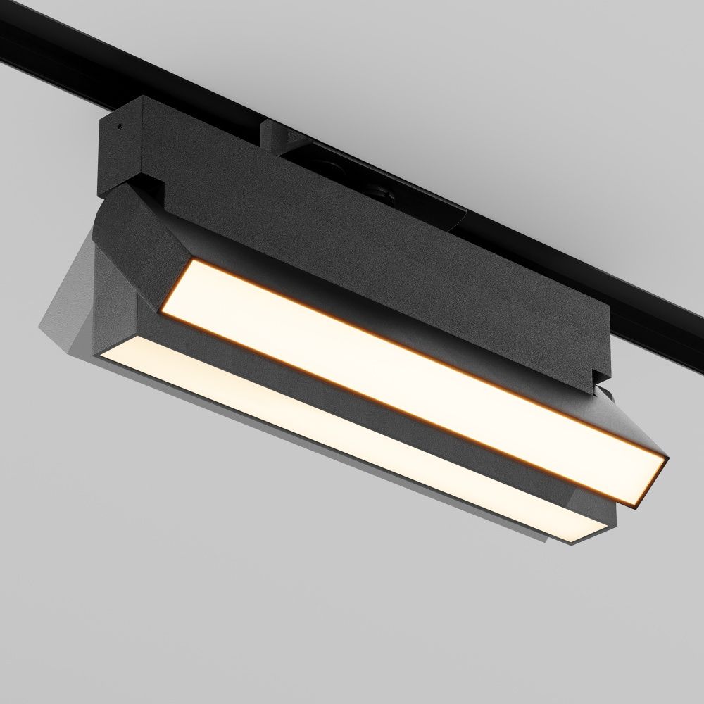 Трековый светильник  TR223-1-12WCCT-W-B 21,9*3,2*-10,7 см, *LED*12W, K, Maytoni technical UNITY TR223-1-12WCCT-W-B, Черный