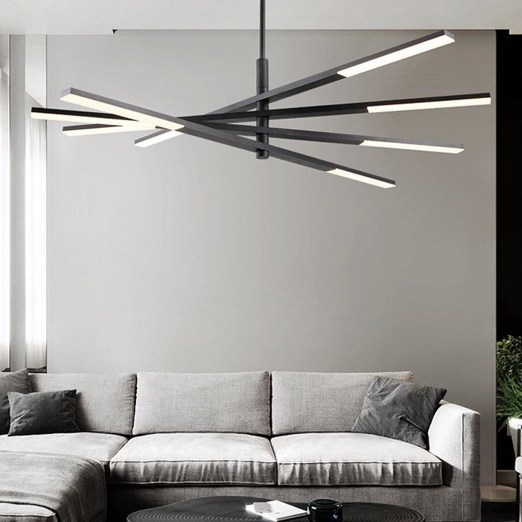 Люстра на штанге ORTON на 3 D96 Gold 16*23*23 см, 6*LED*6W, ImperiumLoft 241024-26, Золотистый
