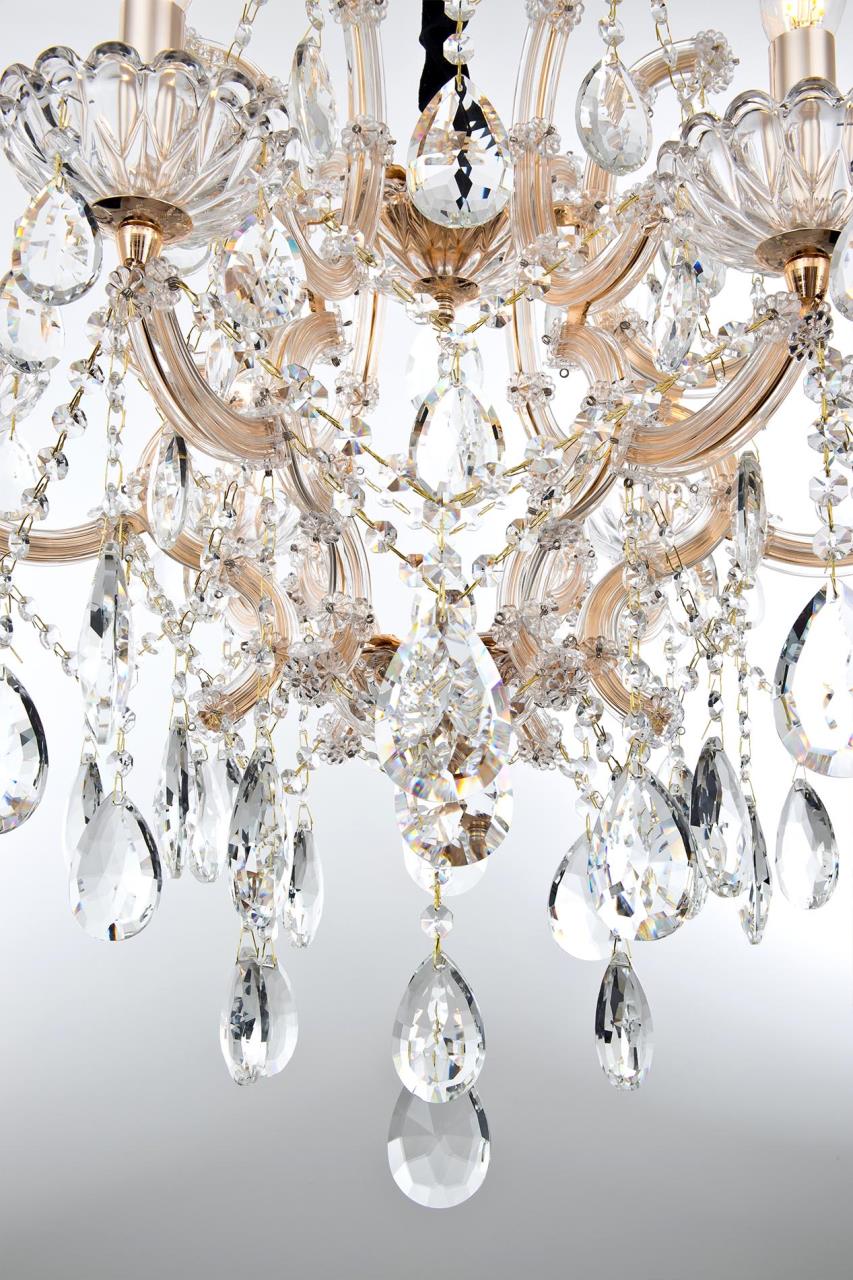 Подвесная люстра 72*72*98 см, Е14 8x40W, Золото MODELUX premium ML.7003.8P