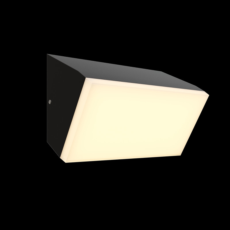 Светильник настенный 9*18*9 см, LED, 10W, 3000К, Maytoni Brick O436WL-L10GF3K серый