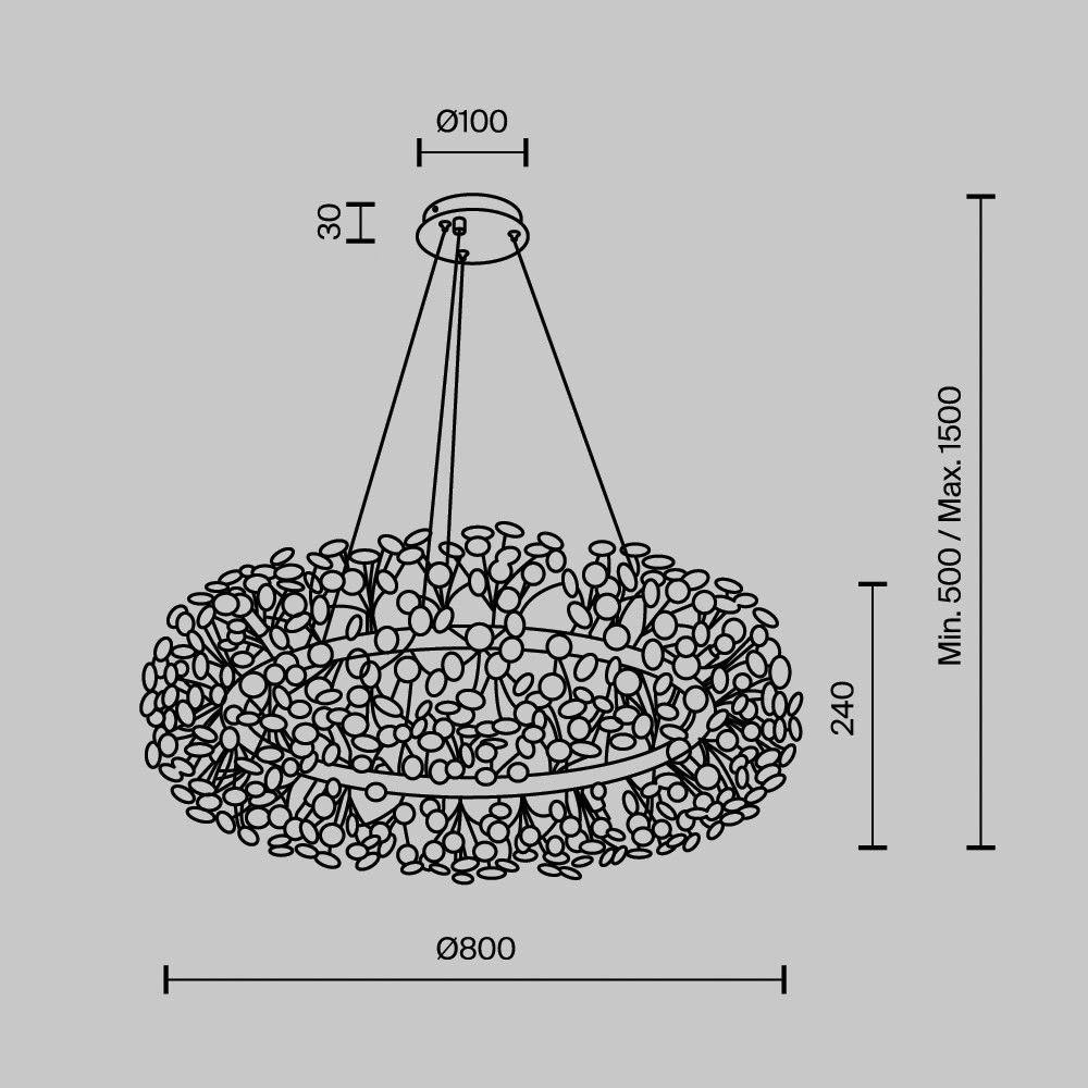 Подвесной светильник MODESTYLE MS.9029.20 CR