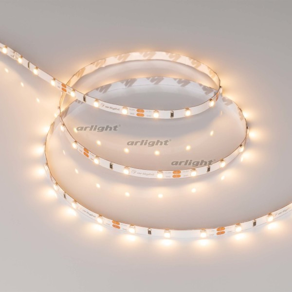 Лента RT-A60-5mm 12V Warm3000 (4.8 W/m, IP20, 2835, 5m) (Arlight, узкая) 028614(2). Цена указана за 5 метров. Продается кратно 5 метрам.