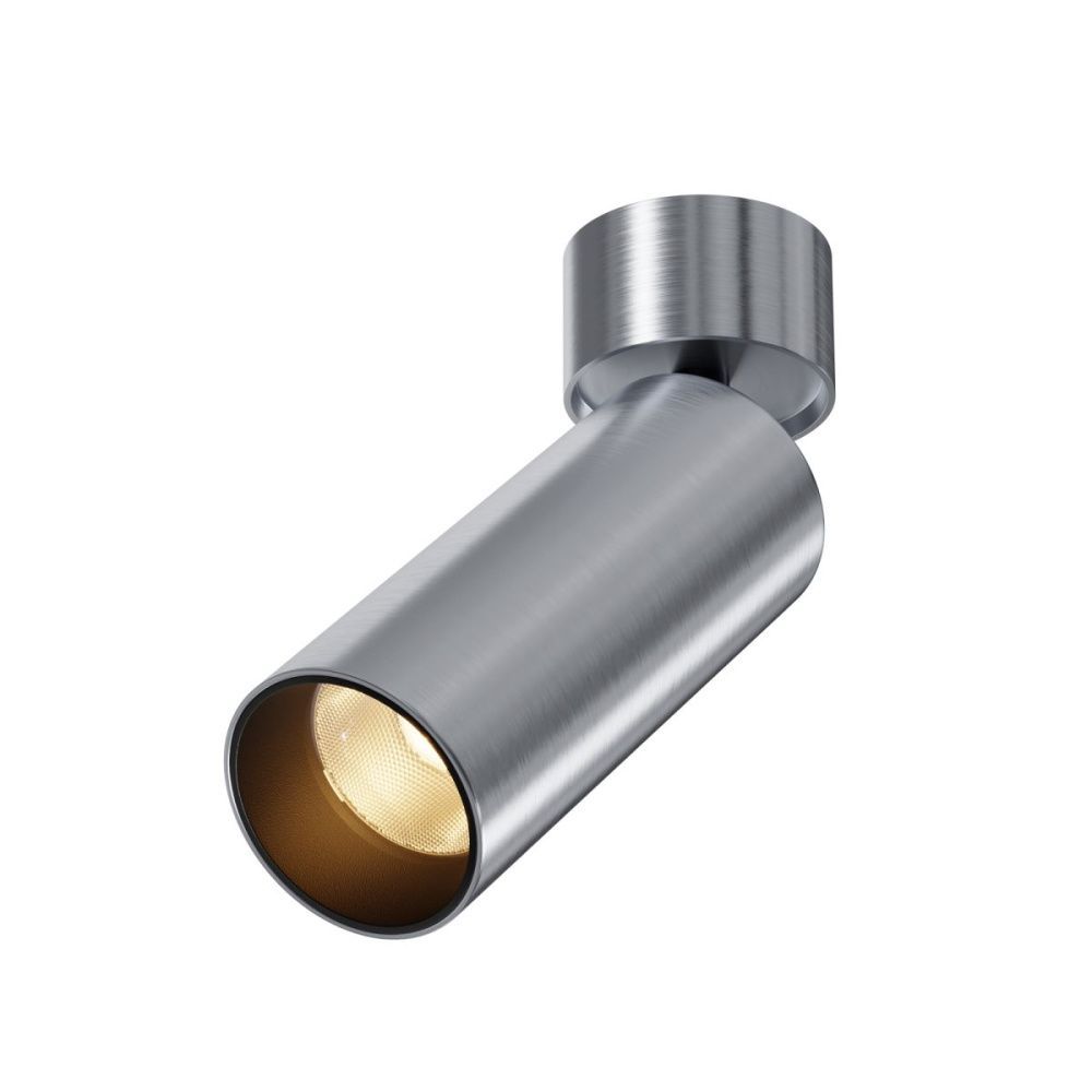 Спот 5 см, 12W, 2700K, Maytoni Technical Focus Led C055CL-L12W2.7K-W-PT, платина