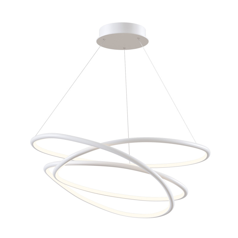 Подвесная люстра 73*73*320 см, 2* LED, 79W, 3000К-4000К Maytoni Nola MOD100PL-L88WK1 белый