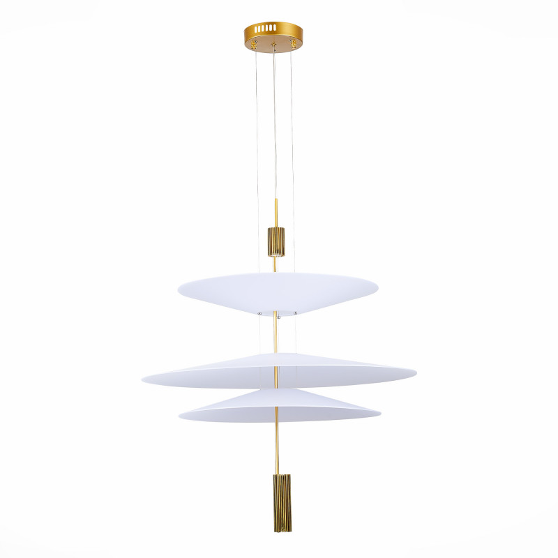 Люстра подвесная 68 см, 15W 3000K ST LUCE ISOLA SL6101.223.01 Золотистый