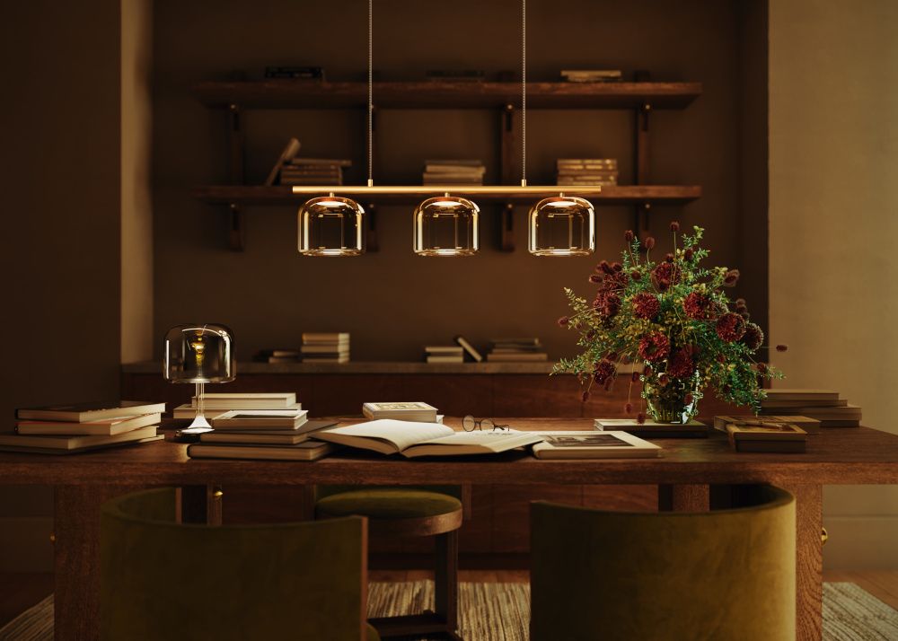 Подвесной светильник Maytoni MOD286PL-L12G3K 80*18*60-220 см, *LED*14W, 3000K, Maytoni Spirito MOD286PL-L12G3K, Золото