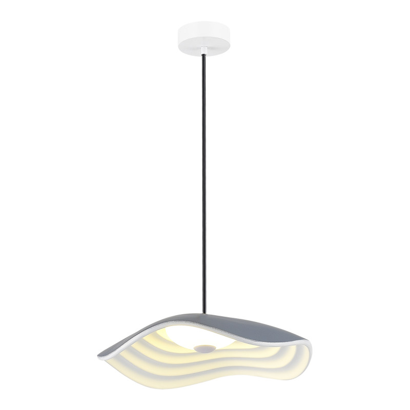 Светильник подвесной светодиодный OASIS 1*LED*12W 3000K ST LUCE SL6208.701.12 серый