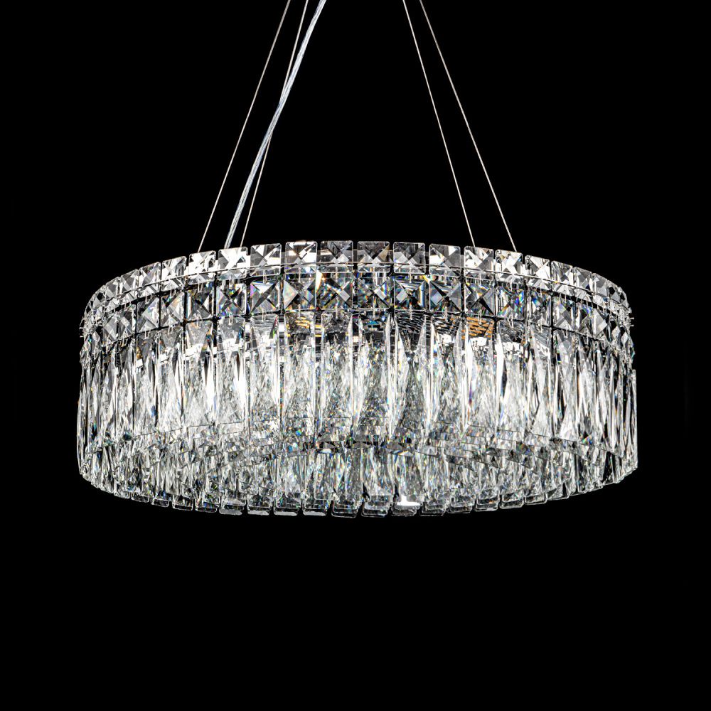 Подвесная люстра 60*126 см, Е14*8*40W, 18 м2 MODELUX ML.7084.600 CR хром