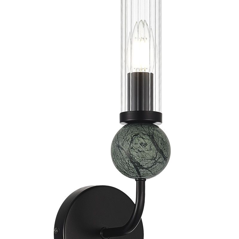 Бра 14*12*39 см, 1*E14*40W, ST-Luce Medea SL1244.401.01, черный