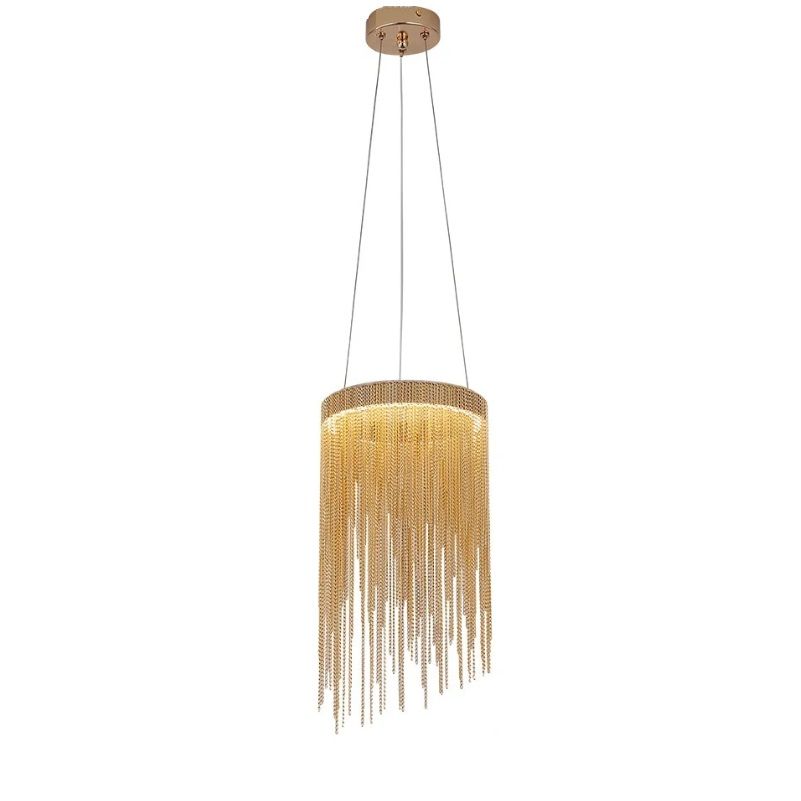 Светильник подвес.SAPFIR SPF-8903 ЗОЛОТО D400*300/H1500/1/LED/48W/3000-6500K 23-01 COVER 23-11.OTB