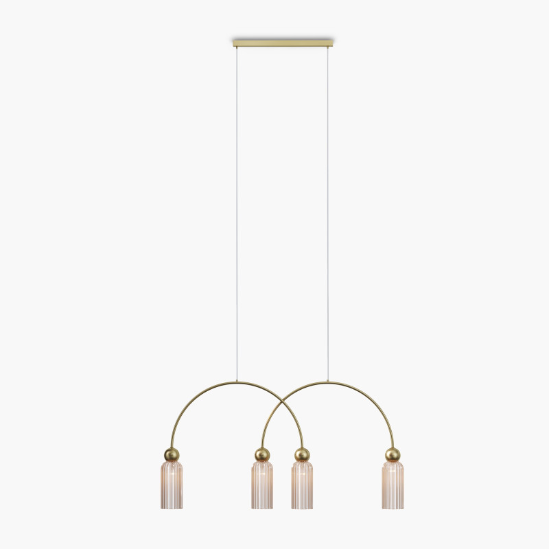 Подвесной светильник 110*10*362,5 см, 4*E14, Maytoni ANTIC MOD302PL-04CG золотой