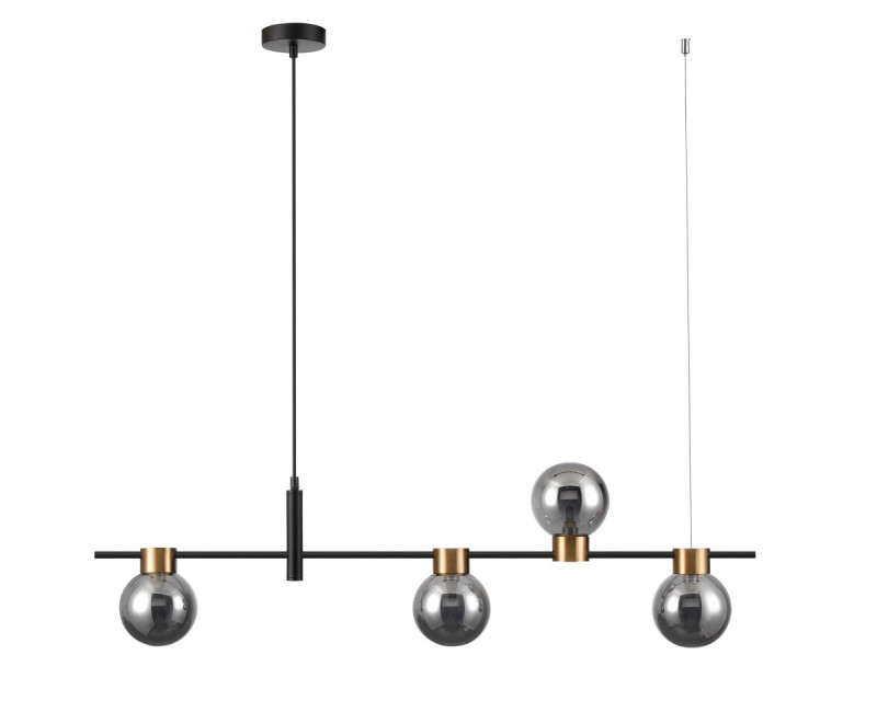 Подвесной светильник 12*102*150 см, 4*G9 черный Vele Luce Ideale VL5872P24