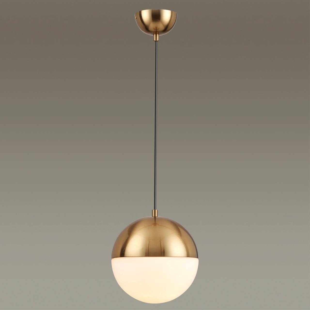Подвесной светильник Odeon Light Pinga 4960/1A, диаметр 20 см, бронза