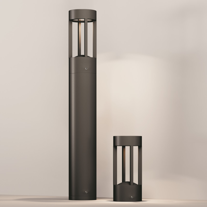 Светильник настенный 9*9*20 см, LED, 9W, 3000К, Maytoni Vint O458WL-L9GF3K серый