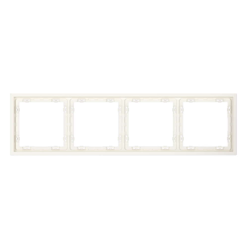 Рамка пластиковая S70 на 4 пост, хлопок Voltum VLS100413