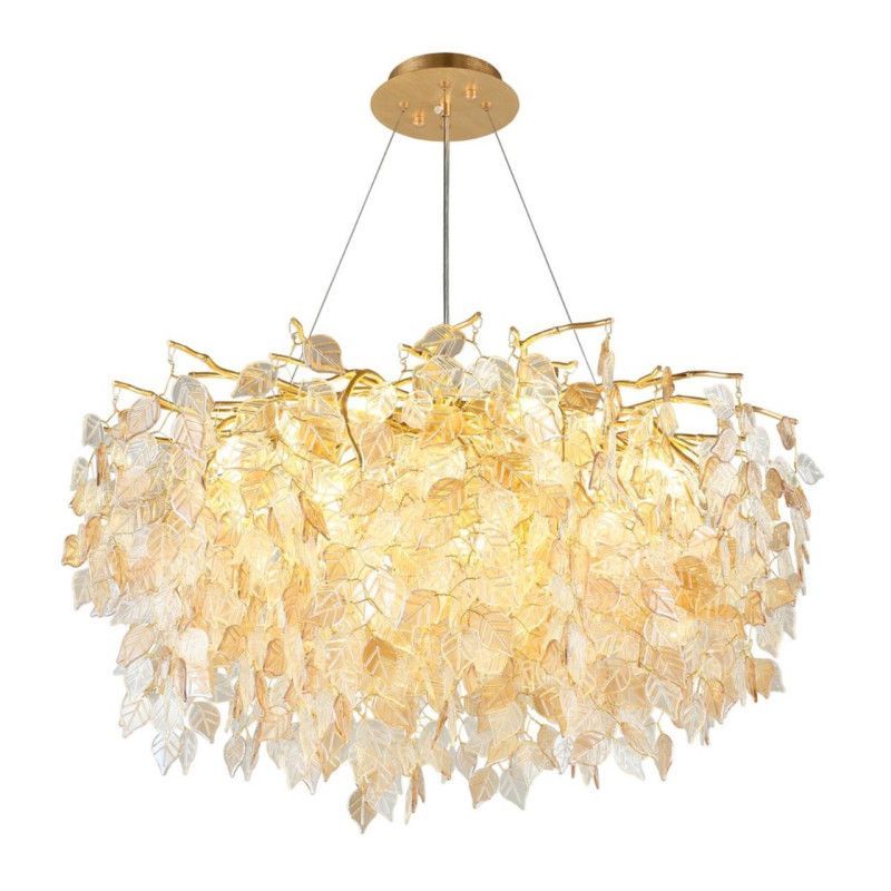 Подвесная люстра 80*80-190 см, 13*G9, 5W, Aployt Rochell APL.850.03.13, золотой
