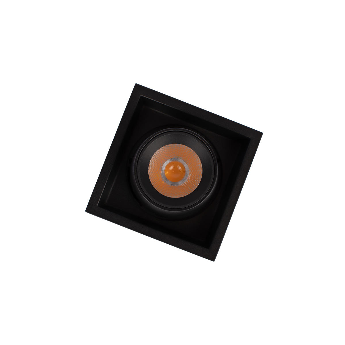 Встраиваемый светильник 8*8*6 см, 1*LED*7W 4000K LOFT IT Flash 10319/B Black черный