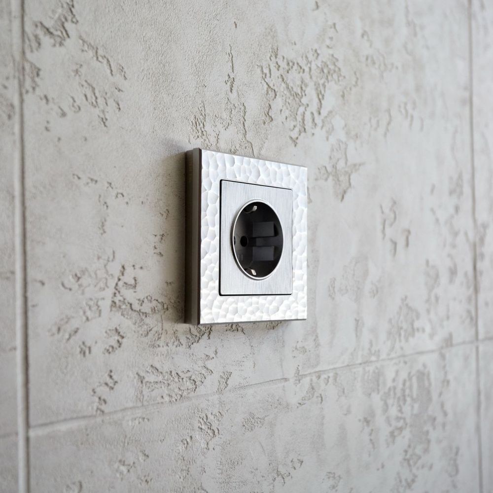 Рамка на 1 пост (серебряный) W0012406 Werkel 4690389163357