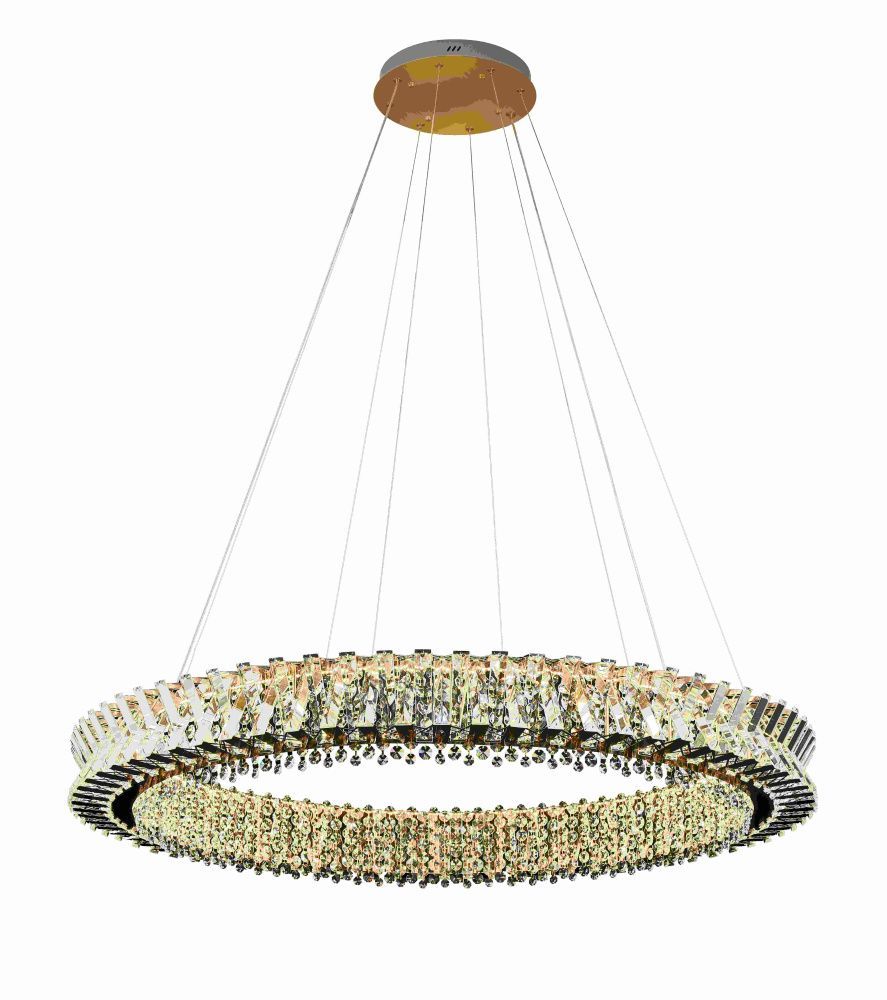 Люстра Ø1100 x H1200 мм, LED 80W NewRgy BRASS(Латунь) 107PLSK/D1100BG BRASS