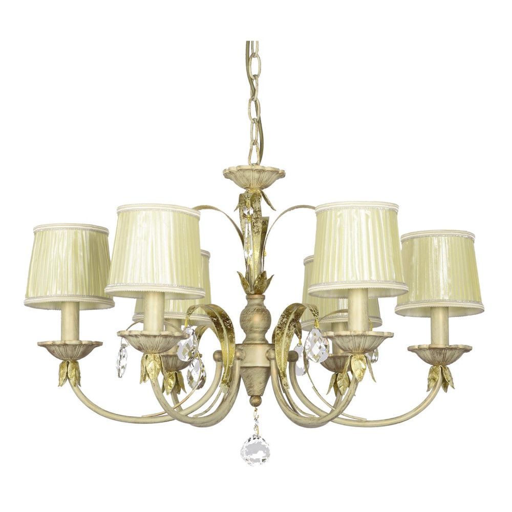 Люстра *64*42 см, 6*E14*40W, Arti Lampadari Galera Galera E 1.1.6 CG, Кремовый