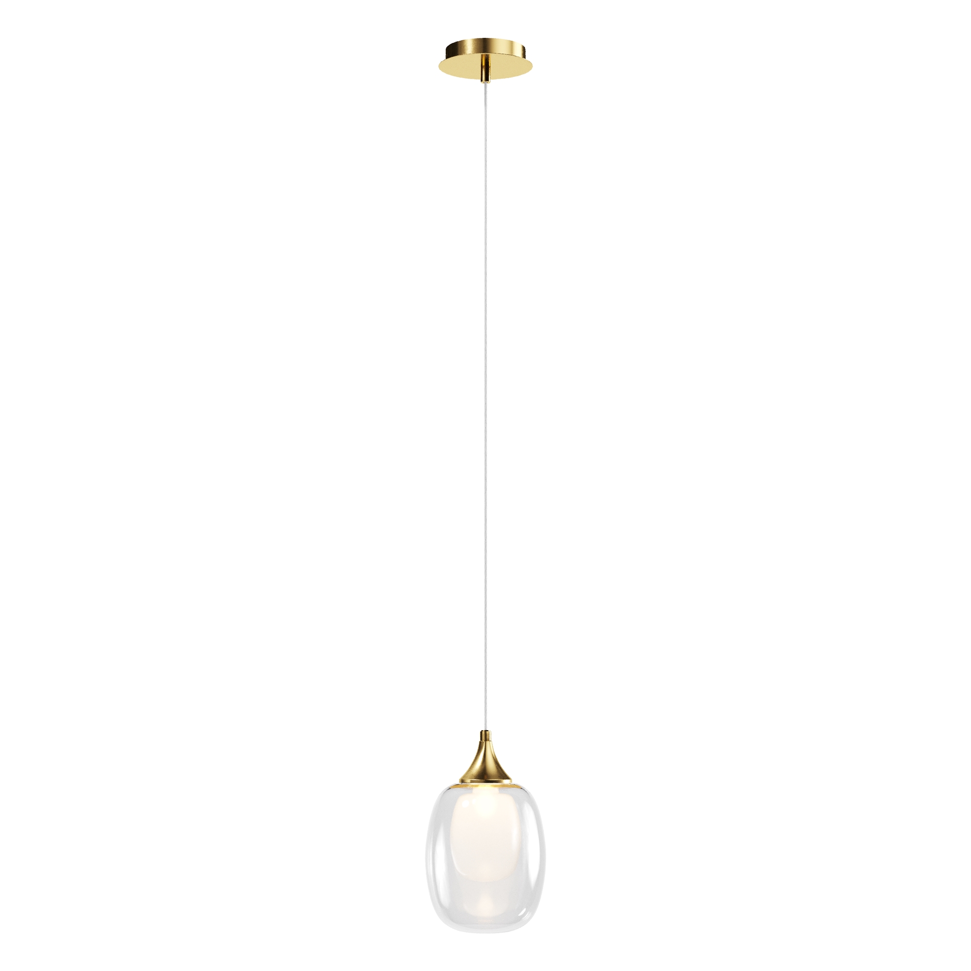 Подвесной светильник 35*81-333,5 см, 1*E14, 40W Maytoni Aura MOD016PL-01BS1, Латунь