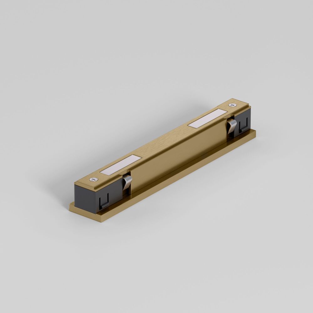 Brass Line Прямой коннектор (латунь) 85008/00, 12*2*см, Elektrostandard Line Magnetic 85008/00, латунь