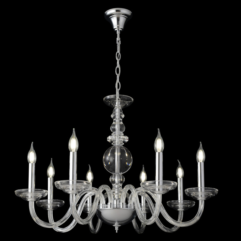 Светильник 80 см, Crystal Lux ARABESQUE SP8 CHROME, хром