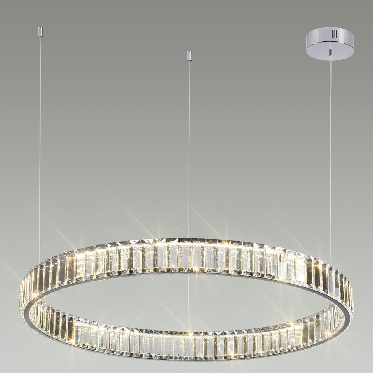 Светильник 70 см, 45W, 4000K, Odeon Light L-vision 4930/45L, хром