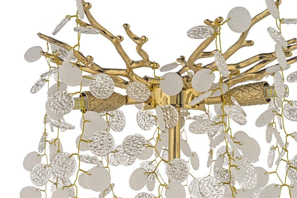 Настольная лампа *37*60 см, 3*G9*40W, Dio D`arte Tavenna Gold Tavenna H 4.1.1.103 G, золотой