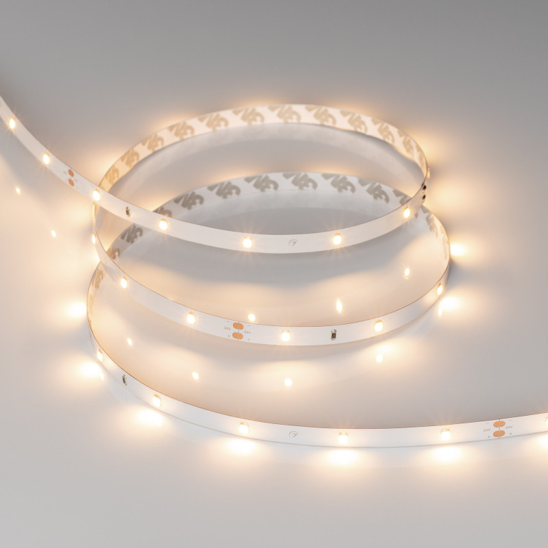 Лента RT-A30-8mm 24V Warm3000 (2.9 W/m, IP20, 2835, 5m), Arlight 024112(2). Цена указана за 5 метров. Продается кратно 5 метрам.