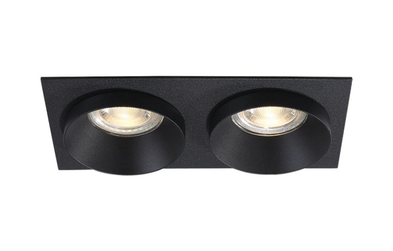 Встраиваемый светильник 7 см Crystal Lux CLT 044C BL Черный