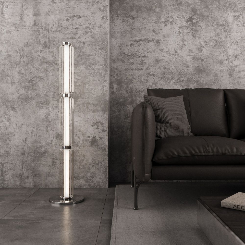 Торшер 121 см, 18W, 4000K, Eurosvet 4690389218606, хром