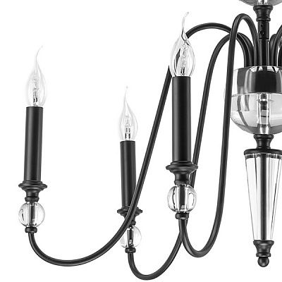 Подвесная люстра Lightstar Ragno 732067 71 см черная